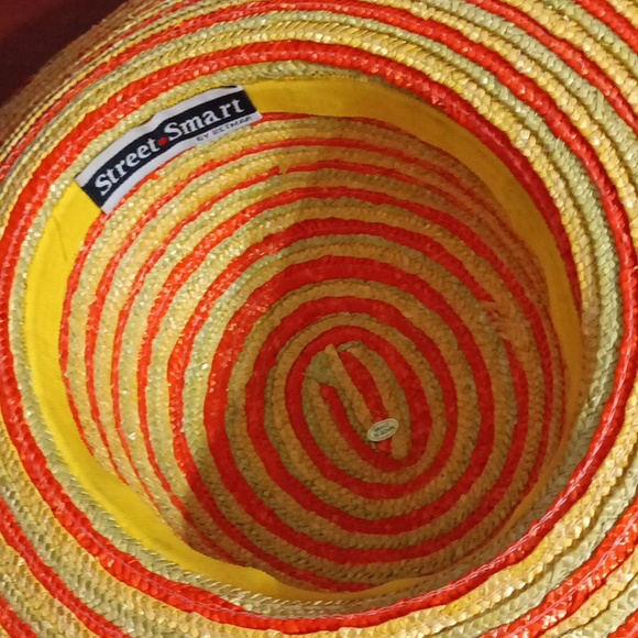 Street smart by Betmar women's orange green and tan summer hat 🌞⛱️ - Picture 15 of 17